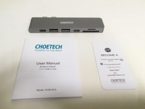 MacBook Pro ハブ CHOETECH USB C ハブ 7in1